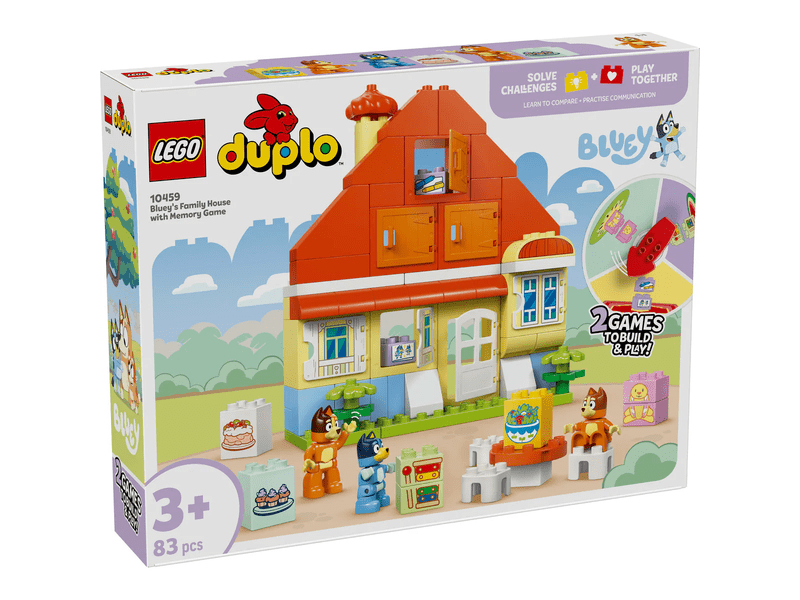 LEGO® DUPLO® Blueyjeva obiteljska kuća s igrom pamćenja (10459)