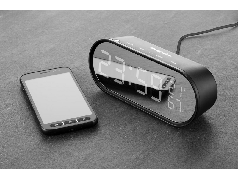 Hyundai AC 331 B Ébresztőóra, fekete