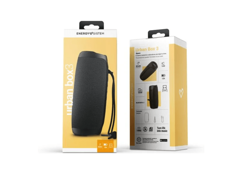 Energy System Urban Box 3 Space Bluetooth hangszóró, fekete (449897)