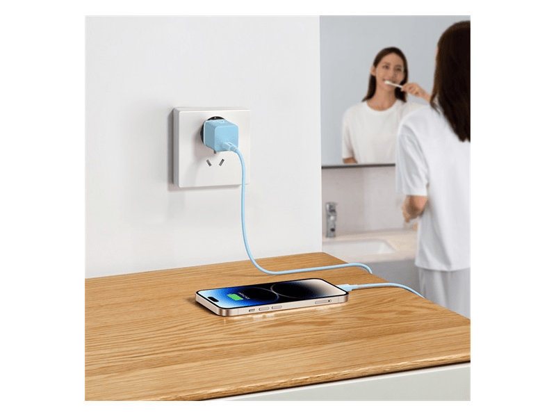 Baseus GaN5 Mini hálózati gyorstöltő, kék (CCGN050103)