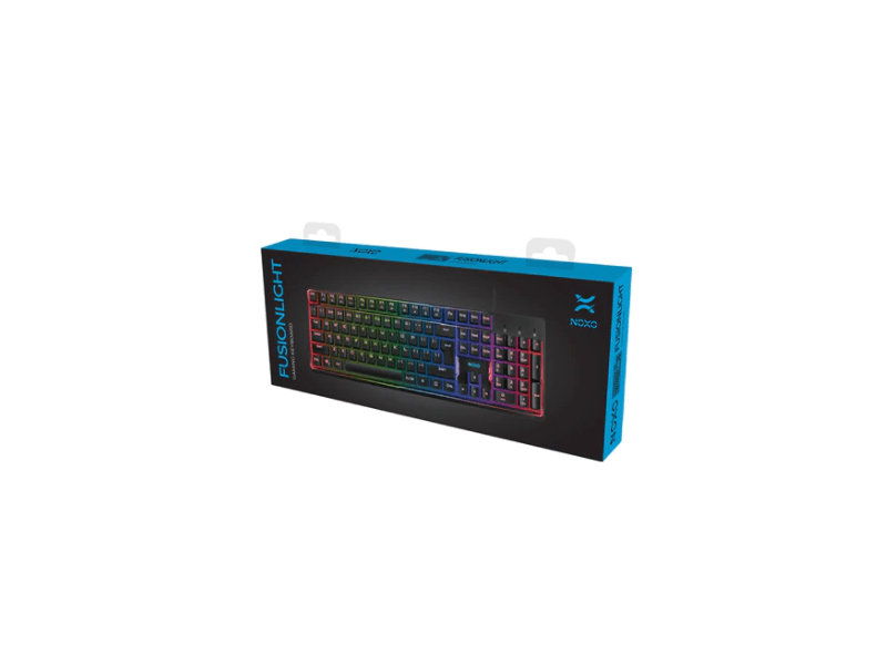 NOXO Fusionlight Membrán magyar nyelvű gaming billentyűzet