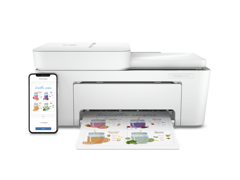 HP DeskJet 4122E multifunkciós színes tintasugaras nyomtató, A4, ADF, Wi-Fi, HP+, 6 hónap Instant Ink (26Q92B)