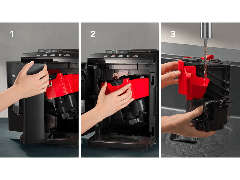 Siemens EQ500 Automata kávéfőző, Sötét inox (TQ518RX3)