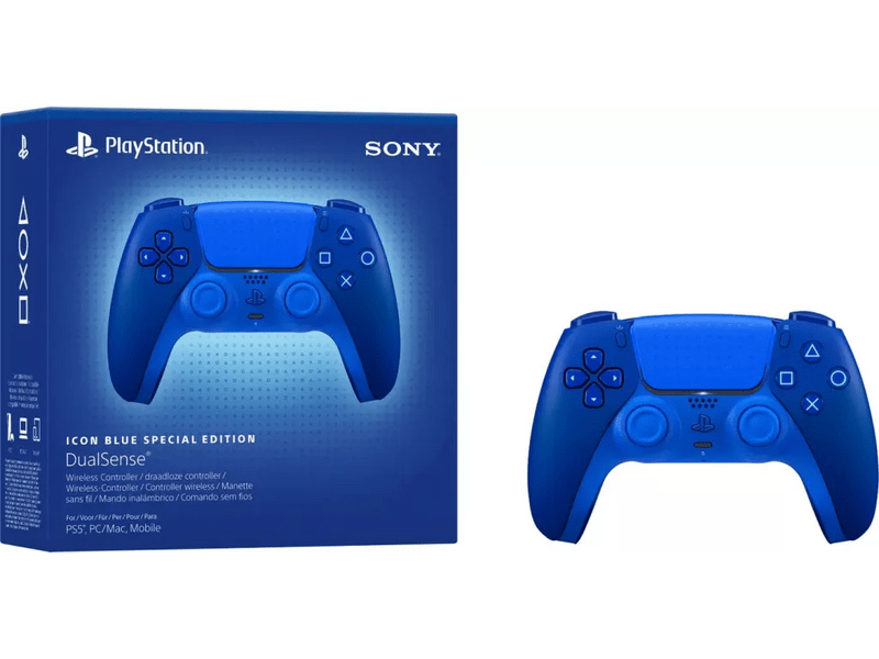 PS5 DualSense Vezeték nélküli kontroller, Icon Blue Special Edition