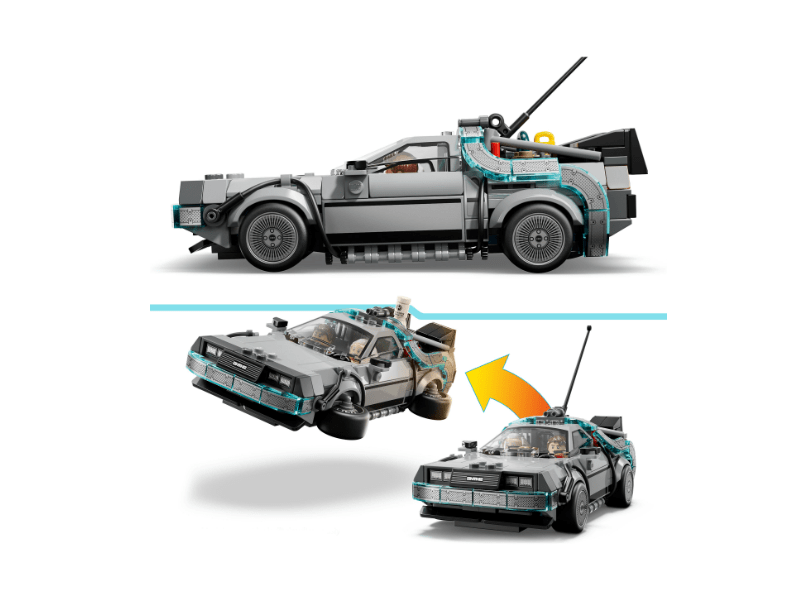 LEGO® Speed Champions Vissza a jövőbe időgép (77256)