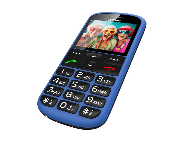 Evolveo EasyPhone XS Mobiltelefon, kék (EP-570-XS-BL)