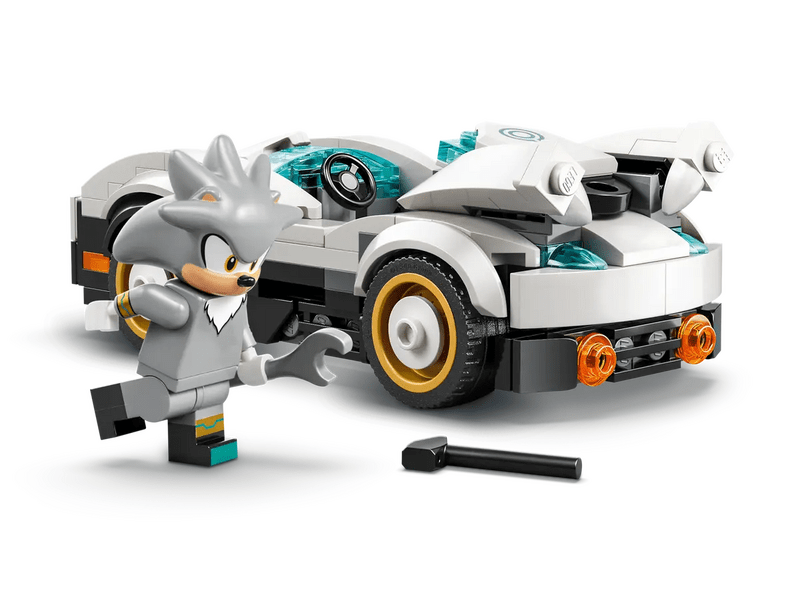 LEGO® Sonic the Hedgehog™ Silver autója Knuckles monster truckja ellen (77118)