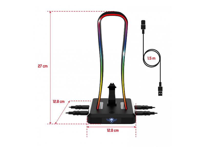 Spirit of Gamer Sentinel Fejhallgató állvány (SOG-STD1)