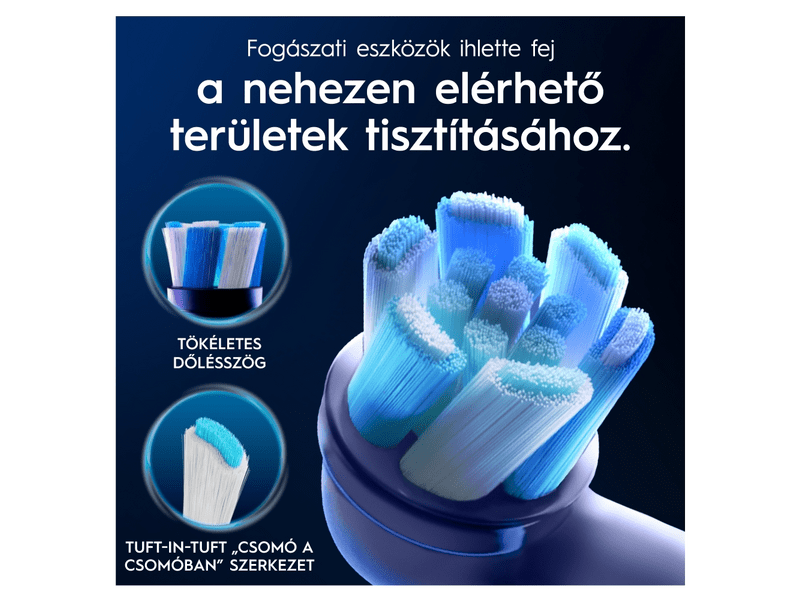 Oral-B iO Ultimate Clean fogkefefej, fehér, 4 db