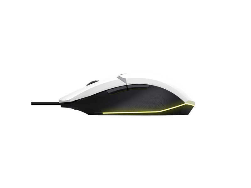 Trust GXT109W Felox vezetékes gaming egér 25066, fehér