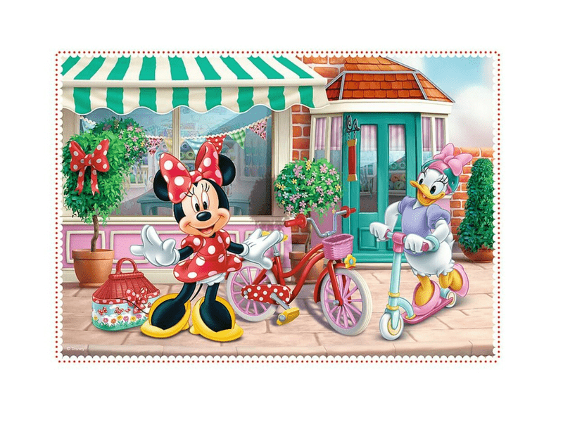 Puzzle 4in1 12,15,20,24 db-Minnie egér