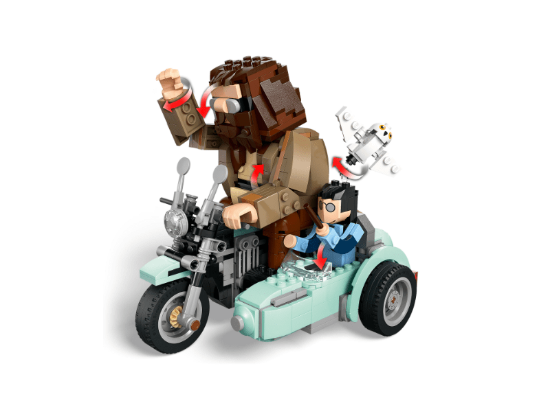 LEGO® Harry Potter™ Hagrid™ i Harryjeve avanture na motoru (76443)