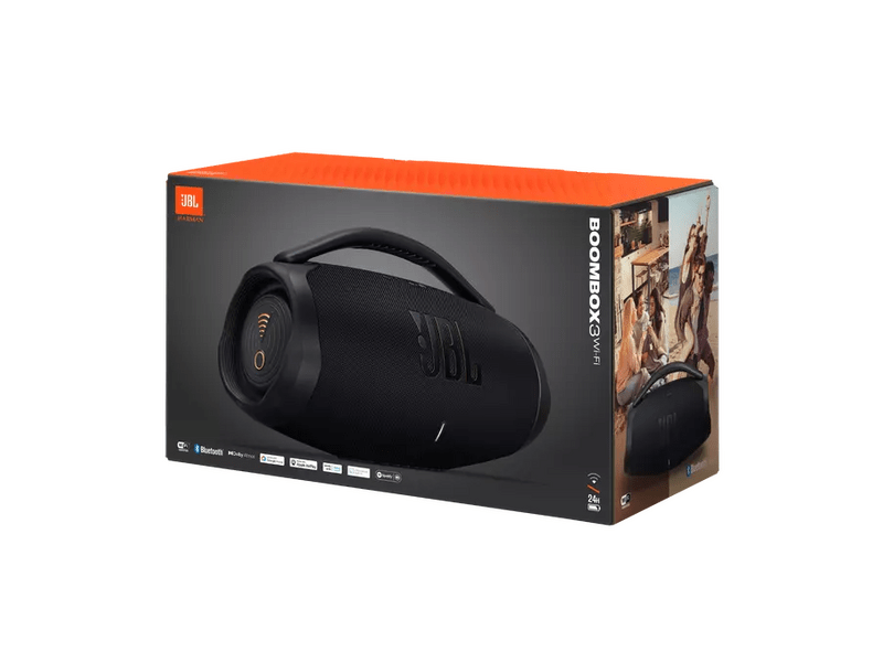 JBL Boombox 3 Wi-Fi prijenosni zvučnik, crni (BB3WIFIBLKEP)