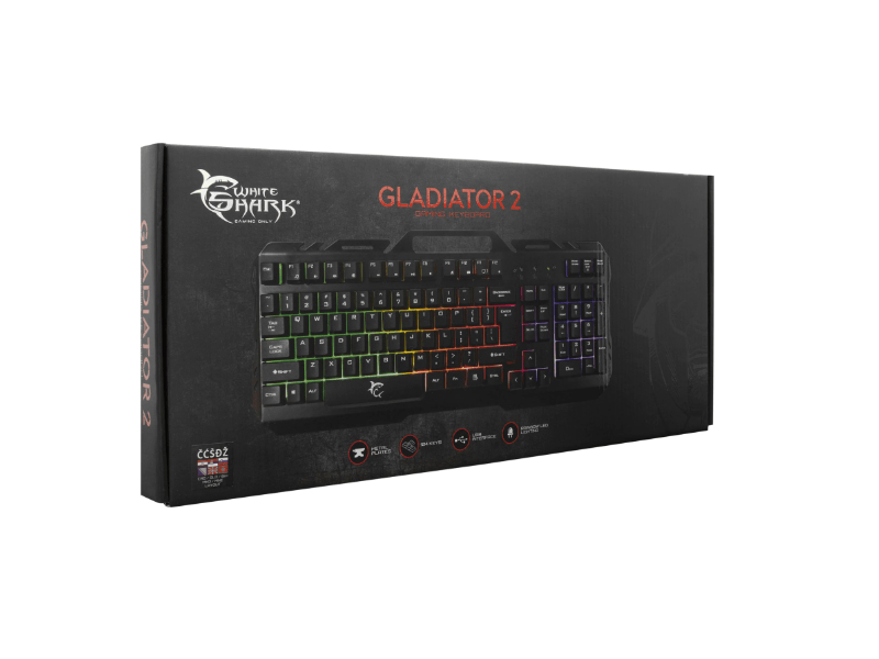 White Shark Gladiator 2 GK-1923 HU Gamer billentyűzet