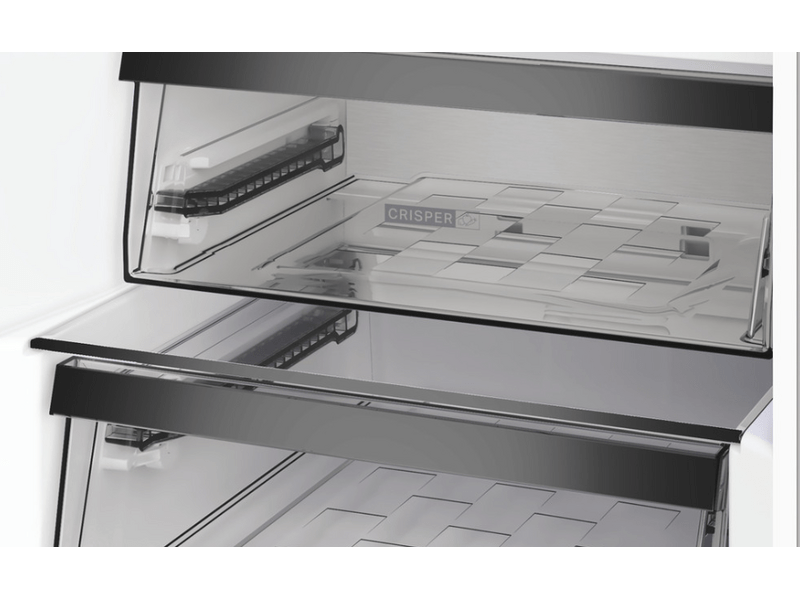 Whirlpool WHK 26362 XP4E Alulfagyasztós kombinált hűtőszekrény, ezüst