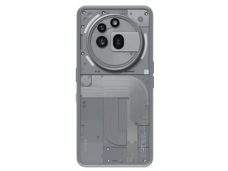 Nothing Phone (3A) Pro pametni telefon 12/256 GB, sivi (A10400167)