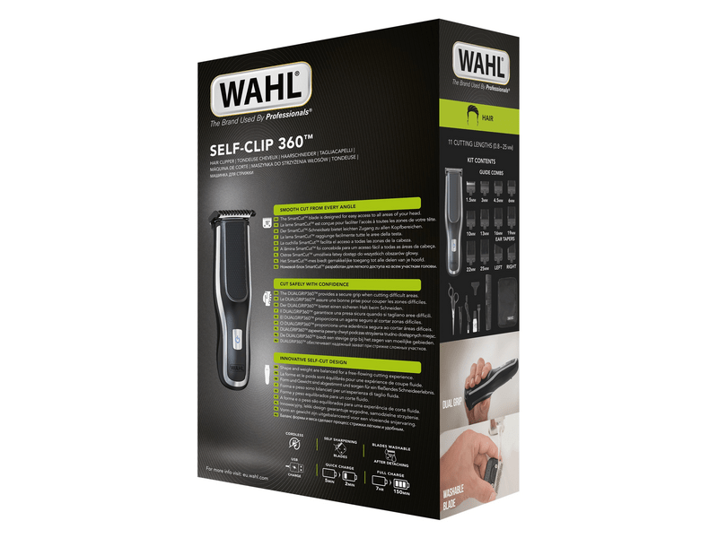 Wahl Self Clip 360 Šišač za kosu s kabelom/bežičnim kabelom (3028049)