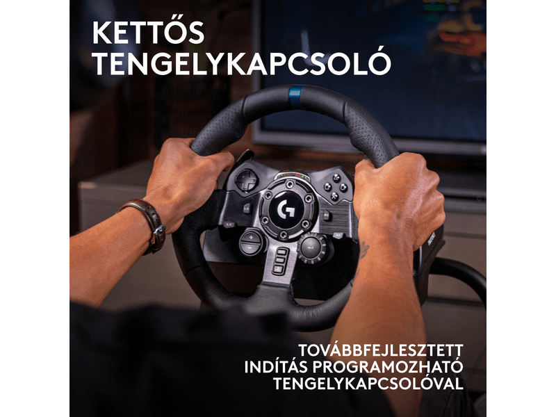 Logitech G923 TrueForce PS4/PS5/PC Szimulátor-versenykormány