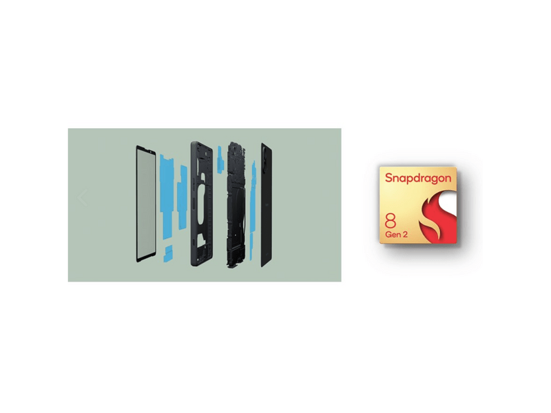 Sony Xperia 5 V 8/128GB Okostelefon, Kék