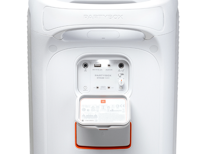 JBL PartyBox Stage 320 Bluetooth zvučnik, bijela boja