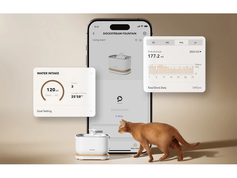 Petlibro Dockstream itató applikációval, 2.5L (PL-WF105-31W)