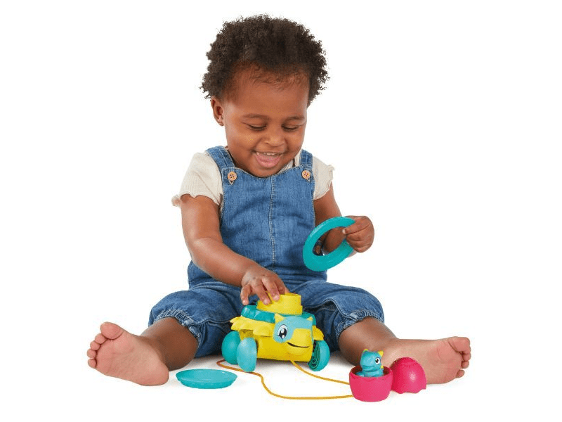 Tomy Toomies: Jurassic World építhető, húzható Ankyloszaurusz bébijáték (E73410)