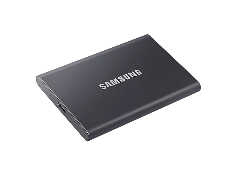 Samsung 500GB T7 külső SSD meghajtó szürke (MU-PC500T)