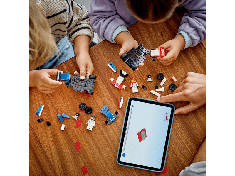 LEGO® City F1®-es Williams Racing és Haas F1® versenyautók (60464)