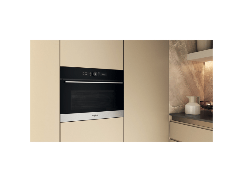 Whirlpool WMW57DHMX Beépíthető mikrohullámú sütő, inox