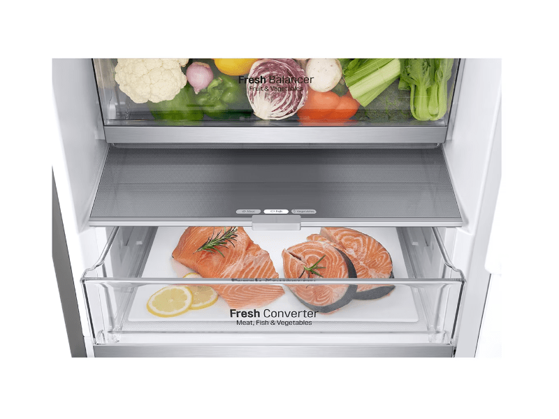 LG GBV7280CMB Alulfagyasztós kombinált hűtőszekrény