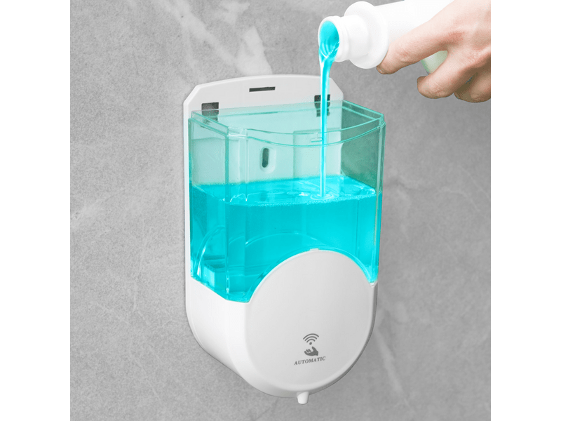 Delight 51120A Szenzoros szappanadagoló - 600 ml - fali - elemes - fehér