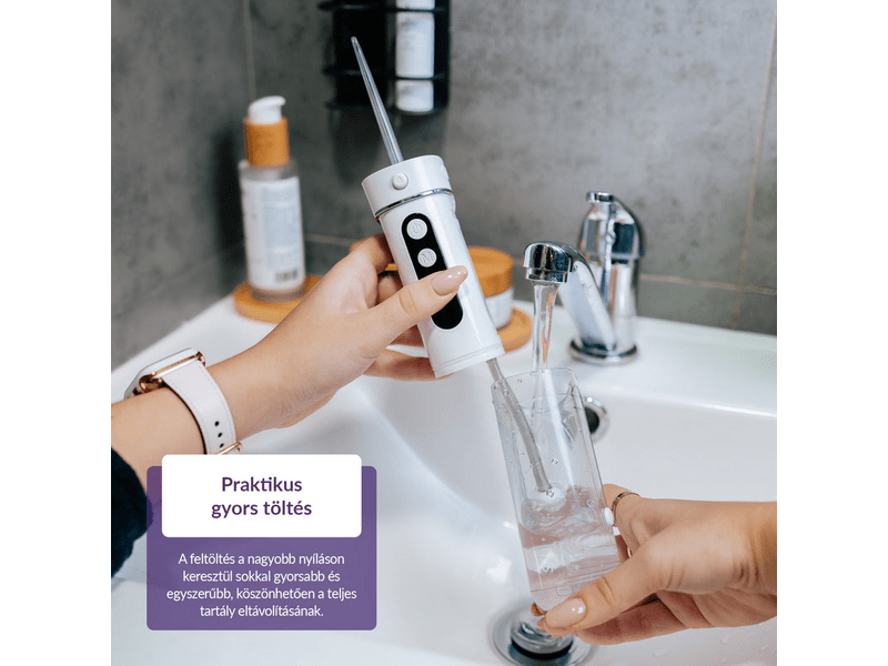 TrueLife AquaFloss Mini M50 szájzuhany, fehér