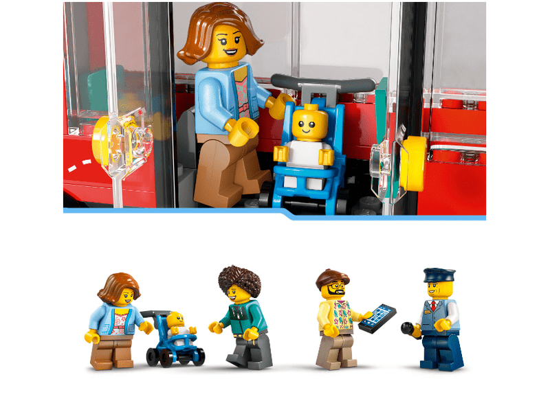 LEGO® City Crveni dvokatni autobus (60407)