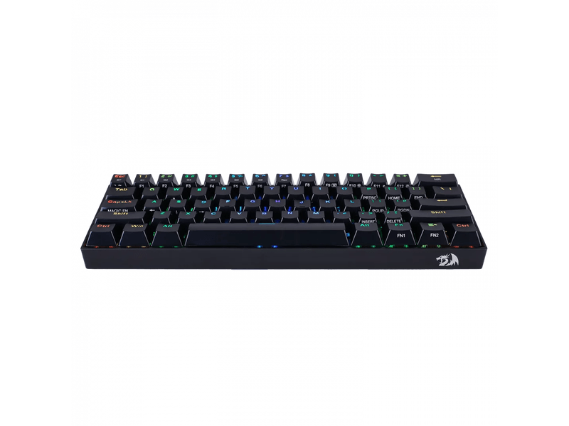 Redragon Draconic Compact RGB Vezeték nélküli Gamer billentyűzet (K530RGB_BLUE_HU)