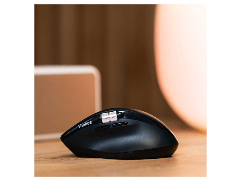 Yenkee YMS 2095B SPIN Vezeték nélküli egér, fekete (45029727)