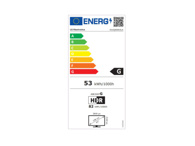 LG 43UQ90003LA Smart LED TV, 108 cm