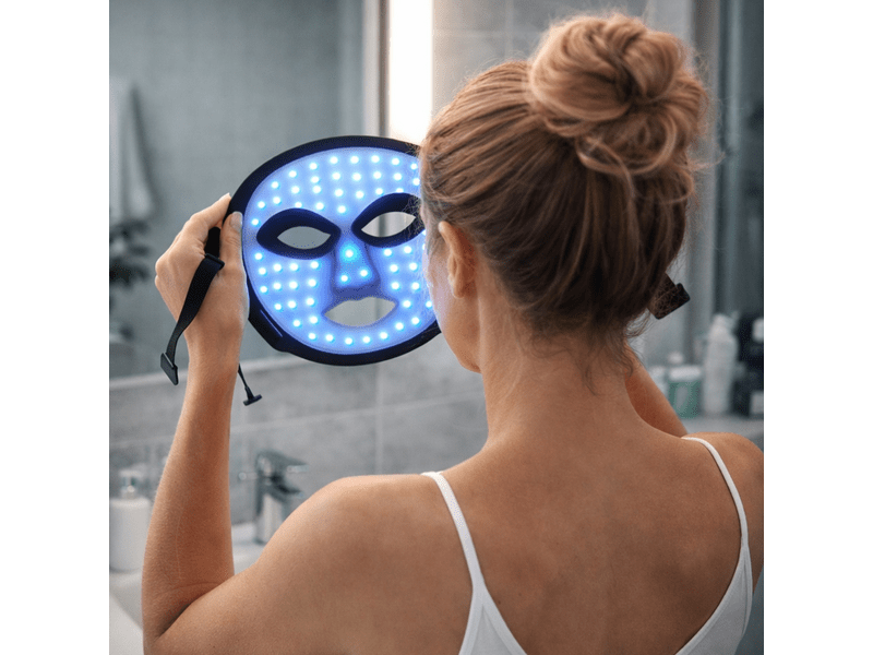 Beper P302VIS100 LED fényterápiás arcmaszk, fekete