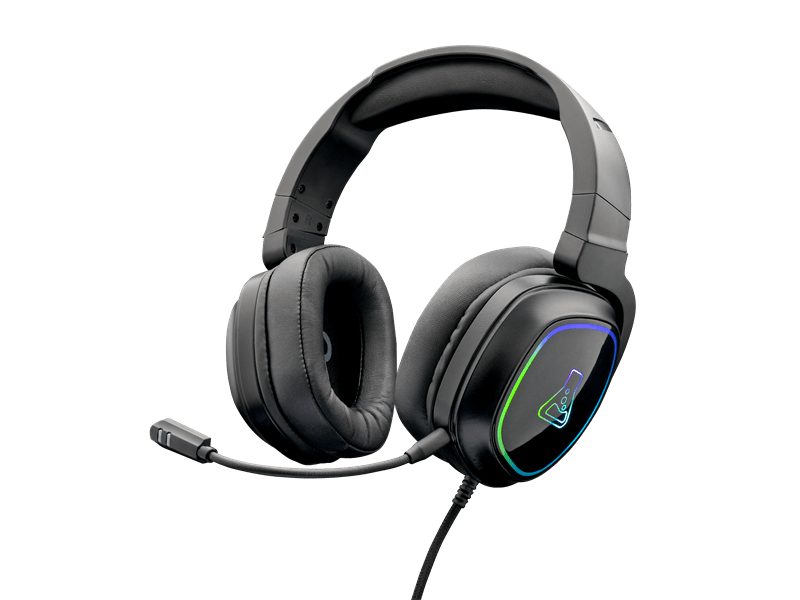 TheG-Lab Korp Radium Gamer headset, fekete