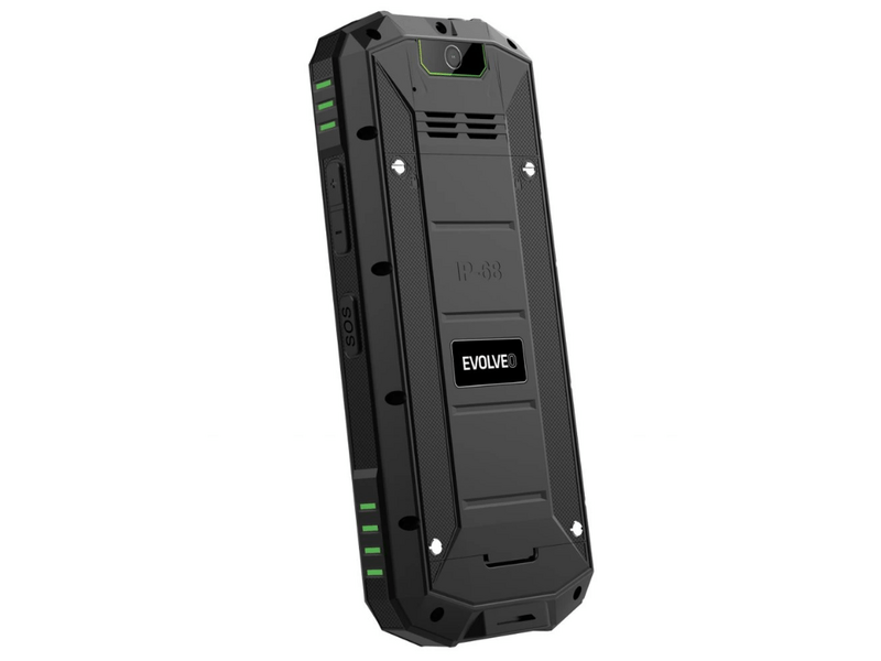 Evolveo StrongPhone X5 strapabíró Dual SIM telefon, fekete-zöld (SGM SGP-X5-GR)