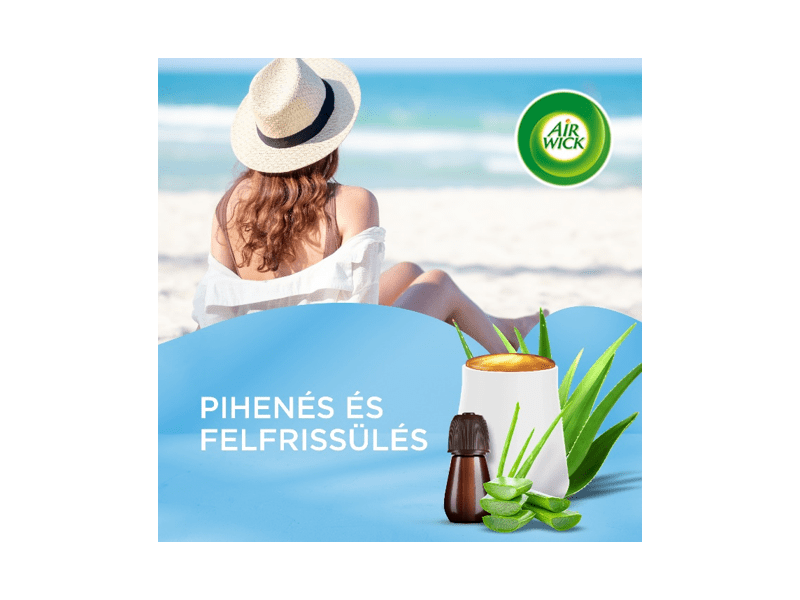 Air Wick Aroma Diffúzor utántöltő – Fidzsi lagúna és friss aloe 6x20ml