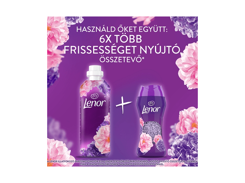 Lenor Textilöblítő 94 Mosáshoz, Floral Bouquet, 2x 987ml