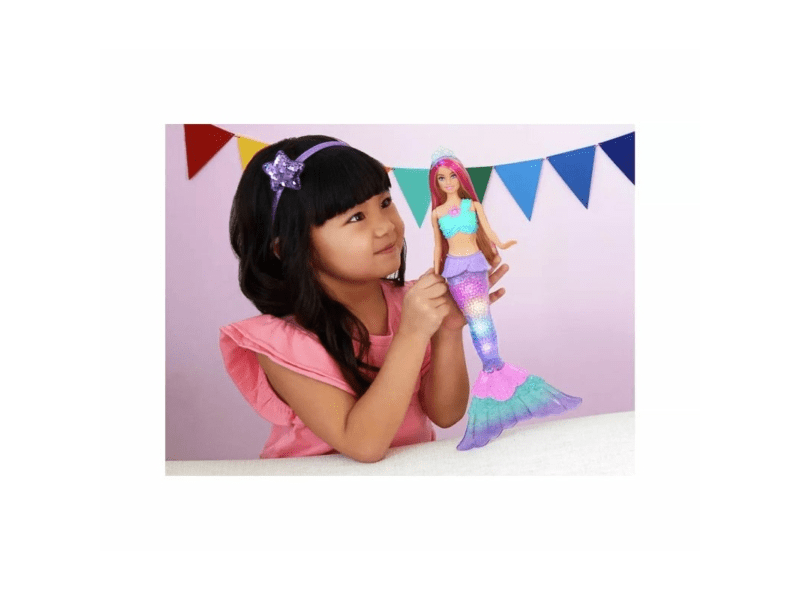 Barbie villogó szivárványsellő (HDJ36)