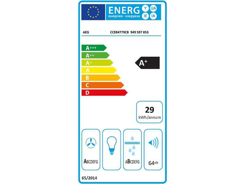 AEG CCE84779CB Indukciós főzőlap beépített páraelszívóval