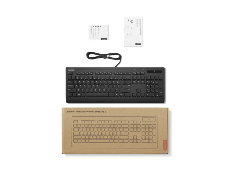 Lenovo Smartcard Wired Keyboard II Vezetékes billentyűzet, HU