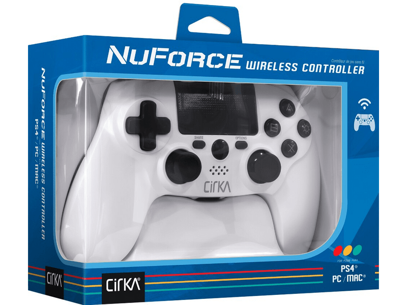 Hyperkin Cirka NuForce PlayStation 4 bežični kontroler, bijeli (M07526-WH)