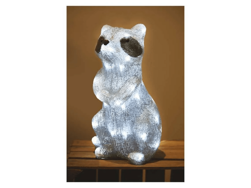 Emos LED dekoráció – világító mosómedve, 39 cm (DCFC17)