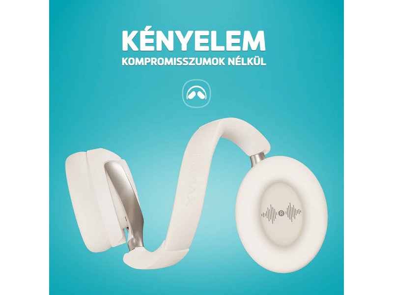 LAMAX HighComfort2 ANC Fejhallgató, fehér (LXOHMHIGC2AWA)