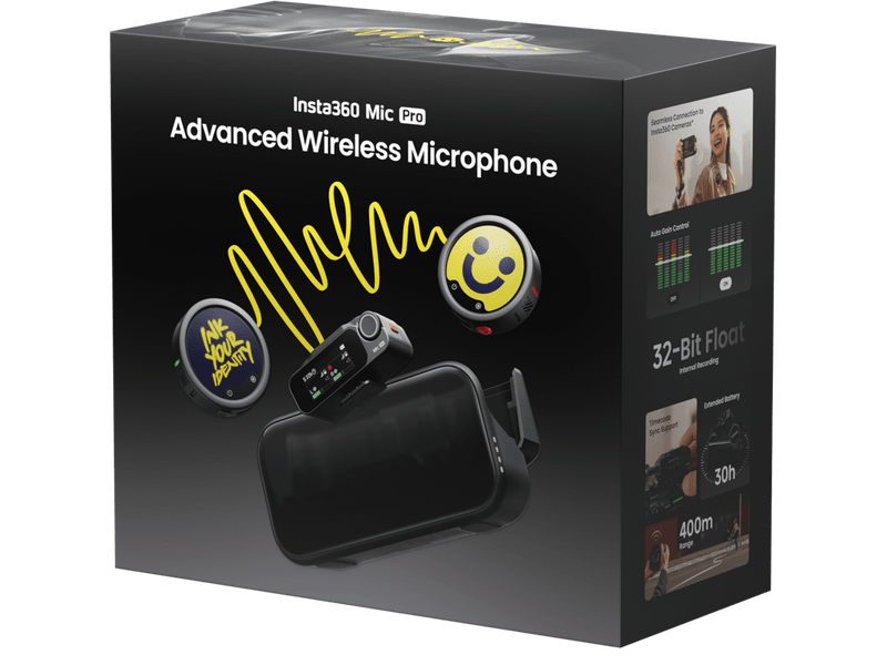 Insta360 Mic Pro (2TX+1RX)