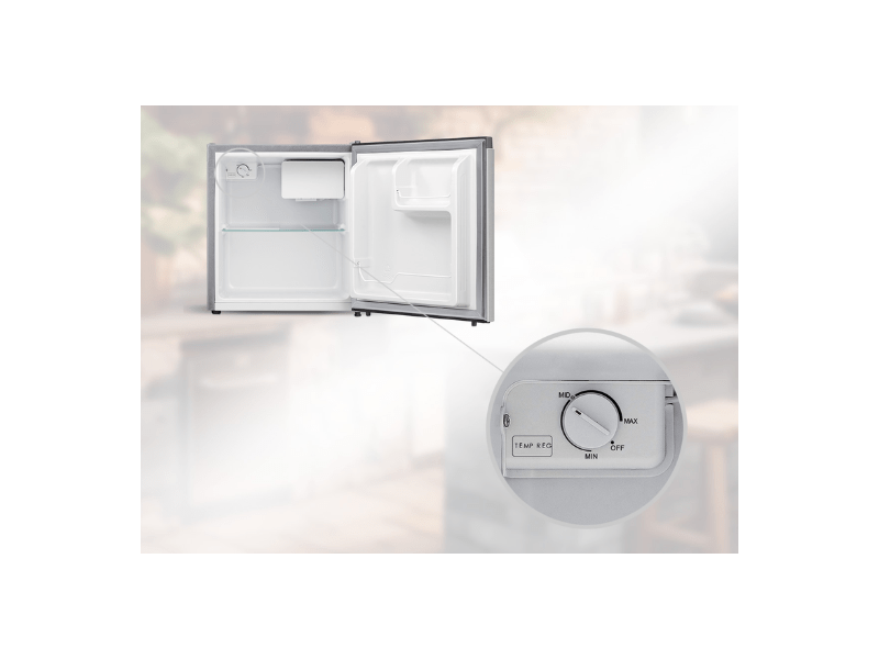 MPM MPM-46-CJ-05 Egyajtós hűtőszekrény, inox