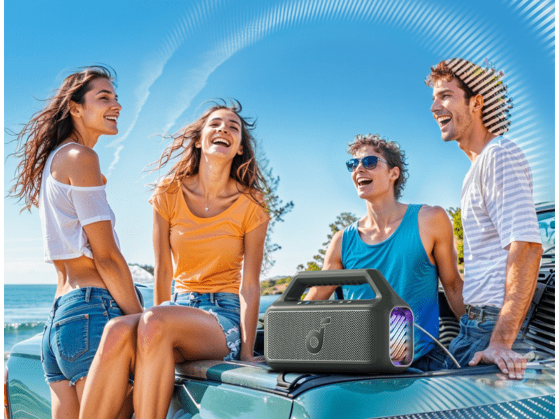 Anker Soundcore Boom 2 Bluetooth hangszóró, zöld (A3138061)